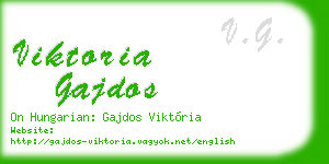 viktoria gajdos business card