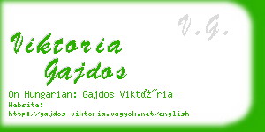 viktoria gajdos business card